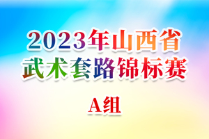2023年山西省武术套路锦标赛 A组