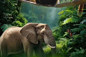 【暑期·遇见版纳·亲子6天5晚】硬核遛娃！雨林徒步+攀绞杀榕+VIP牧象+喂小熊猫+摸犀牛+界碑描红，承包整个假期的高