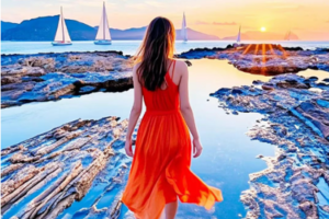 【秘境盐洲岛+海螺湾】周六、节假日 | 入住海景房、旅拍彩石滩加+西虎岛赶海、快艇登海螺湾&浮潜&桨板、扬帆出海+游磨子