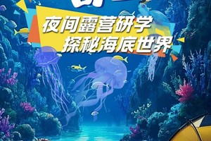 暑假周末“海底”搭帐篷露营！8月2-3/16-17日|夜探20000㎡梦幻海洋王国，与鱼儿一起入眠！