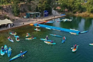 【佛山九寨沟玩水好去处】淡季玩水特价来啦|138元任玩桨板、水上单车、浮毯、水枪，皮划艇（预约玩营地其他项目有优惠）