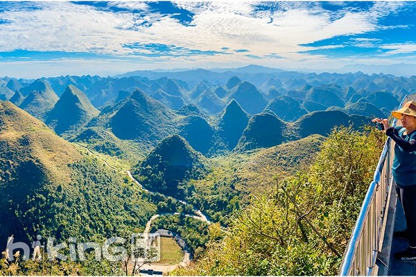 【靘雾山】5月3日，徒步靘雾山，观赏阳山喀斯特地貌