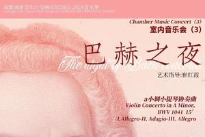 315巴赫之夜室内乐团票
