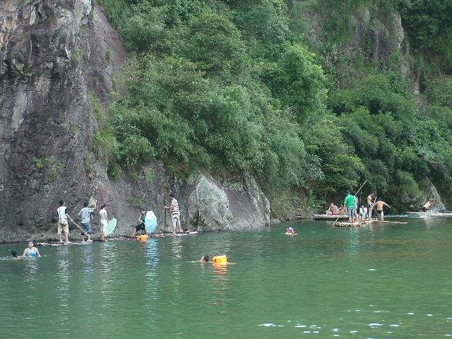 7月17日福州永泰小九寨沟莒溪景区(游泳,竹排,烧烤)一