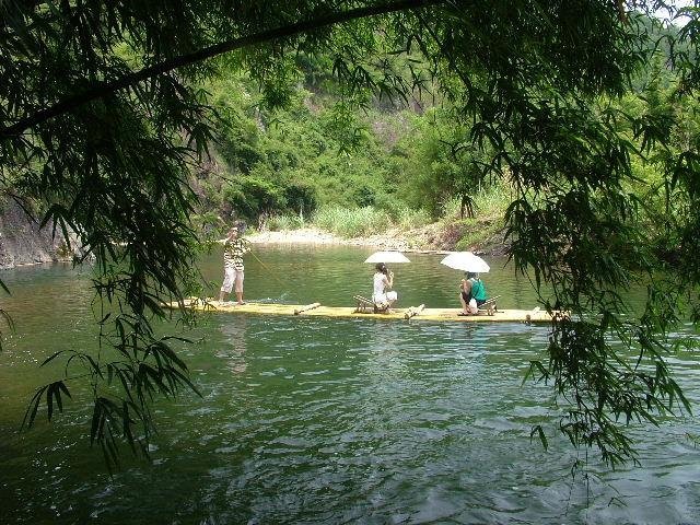 7月17日福州永泰小九寨沟莒溪景区(游泳,竹排,烧烤)一