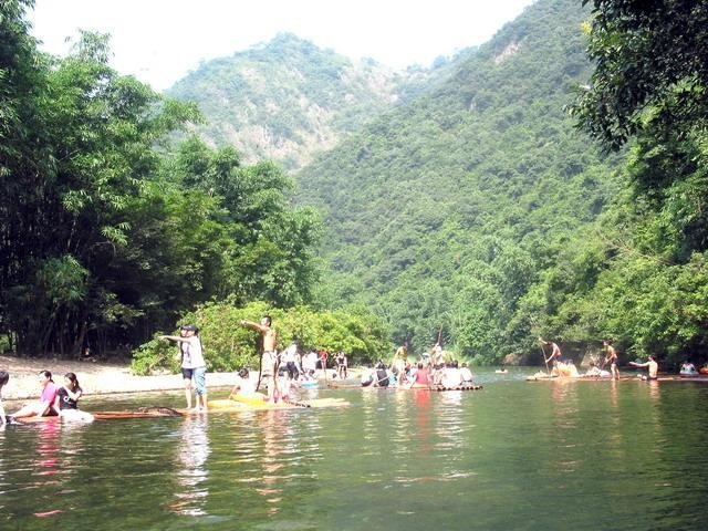 7月17日福州永泰小九寨沟莒溪景区(游泳,竹排,烧烤)一