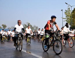 “行走是吾乡·动感周口”  “中国体育彩票杯”周口市自行车骑行活动