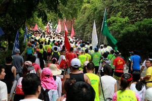 2023年首届连康杯.新县“女神节”健康登山活动大会