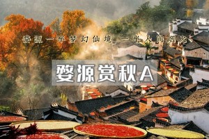 【周末2日｜婺源赏秋A】篁岭晒秋-石城晨雾-菊径村-虹关村-察关村-婺女洲-景德镇陶溪川（小众休闲）