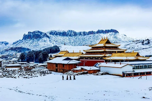 【雪季甘南】小众深度7天6晚丨甘南人文之旅！郎木寺晒佛节-扎尕那野雪徒步-拉卜楞寺燃灯节