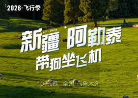 新疆·阿勒泰｜全国乌鲁木齐集合！10天9晚带着狗狗闯入北疆秘境！深度纯玩小团～