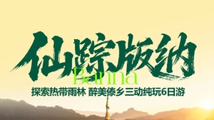 国庆成行丨10月1-6日昆明 抚仙湖  野象谷 原始森林公园  中科植物园  傣族园休闲三动6日游