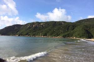 2月23日珠海最美高栏港海岸线穿越，看风车、听海浪，浪漫小三浪