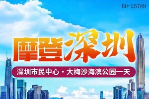 45人成团 | 1-3月摩登深圳—深圳市民中心，大梅沙海滨公园一天