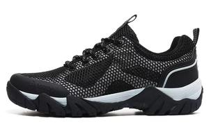 喜多精选情侣网面透气徒步防滑软底运动鞋6001