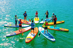 （一天）周三99元、周末89元【万绿湖桨板】夏日清凉玩水天花板.万绿湖桨板.品尝客家特色农家菜