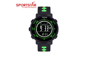 测试：仕博达 户外多功能手表气压罗盘测步温度天气指南针电子登山表