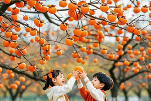 【亲子采摘+徒步】10月26日打柿子、挖红薯、趣味堆沙子、九龙山徒步秋季亲子游