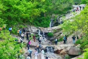 【5月10日|周日】新晋网红徒步地｜大悟百步梯原生态峡谷，听风赏瀑观大风车