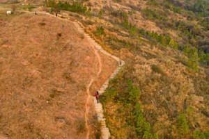 【1月12日】月亮山穿黄荆山，赏大草甸