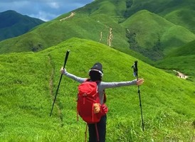 【5月23-24日】周末两日游、午夜狂欢武功山 看日出日落云海星空银河（含安福武功山大门票+往返景交+往返索道+帐篷）