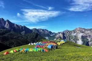 【九顶山盛花期】在花海中漫步，在云海中露营！