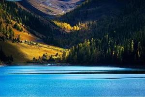 【端午情人海】静、灵、潮三绝情人海，上帝滴落的蓝色泪珠，川西金秋旷世美景！