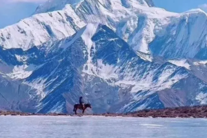 【五一节冷嘎措3日游5.1/5.2/5.3】藏地秘境冷噶措 ，一座威严的雪山，一个清澈的海子！