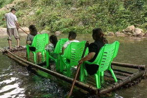 【6月2日儿童节特惠-两溪汇的清凉夏日】玩竹筏+气垫船+捉小鱼+抓螃蟹+吃冰镇西瓜，徒步绿意盎然的上元古道！