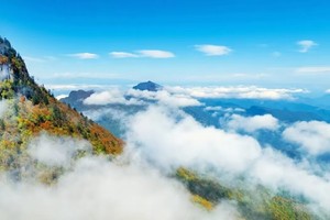 【11月2日-瓦屋山金秋彩林季】满山红遍的油画世界，与高山湖泊、瀑布、云海同框，美得无与伦比！免门票、索道费优惠。
