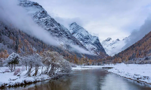 【元旦节-四姑娘山冰雪世界2日游】东方阿尔卑斯山，长坪沟和双桥沟冰雪世界深度游！