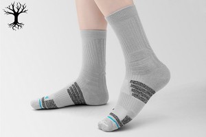荒野男士中筒徒步袜COOLMAX快速导湿吸汗透气面料专业徒步登山跑步户外运动袜SH1084