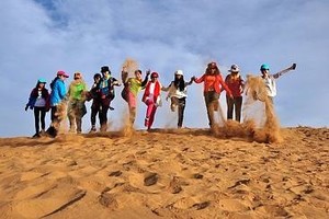 【国庆4天•沙漠火山】徒步四大地质奇观の涝利海-库布齐沙漠-杨家川峡谷-火山草原 