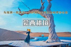 【国庆4天•蒙西秘境】蒙西秘境•西部梦幻峡谷の乌海湖-苏木山秋色-五当召-美岱召-古力脑包火山遗址