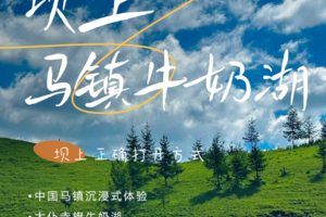 【端午3天•坝上马镇牛奶湖】坝上草原风光大集合の中国马镇沉浸式体验-太仆寺旗牛奶湖-草原骑马篝火日落
