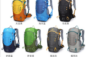 【限时大促】AIONE艾王0.85KG钢丝悬浮透气背负款轻量化徒步30L登山背包1869A