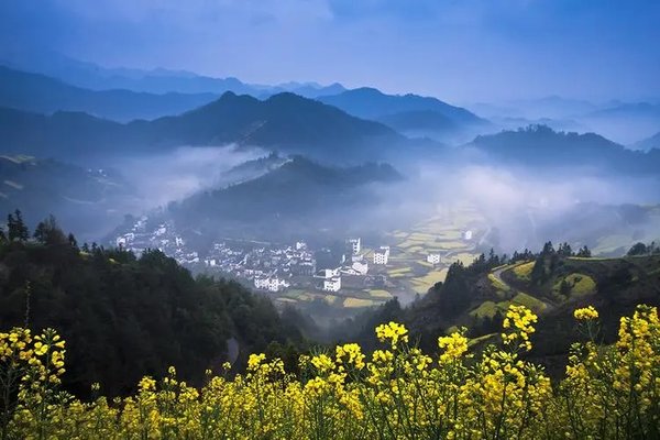 石潭花海|（3.16）徽派村落—石潭村，养在深闺人未识，世外桃源莫如是
