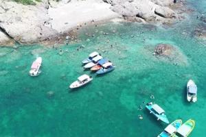 【3.18日已成行】广州出发！惠州双月湾2日游！快艇出海小星山+惠东双月湾+海龟湾+霞涌黄金海岸+高端帆船出海+海鲜大餐