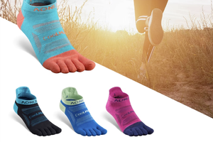 奥尼捷五指袜越野专业跑步袜，冠军同款（三双装）