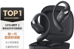 韶音（SHOKZ）OpenFit 2 T920开放式耳机蓝牙耳机挂耳式蓝牙耳机 超长续航运动跑步 