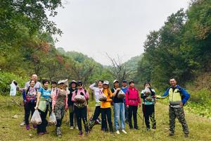 2021.10.13【乐平户外】太行王屋山--上架原始森林一天12公里徒步摘山楂，柿子