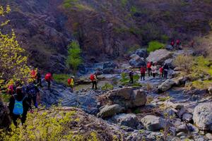 2022.9.18【乐平户外】宜阳上观--曹窑沟--石门一天10公里徒步摘野韭花、八月炸