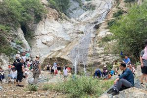 2023.4.8【乐平户外】宜阳南寺大峡谷一日亲子徒步登高踏春||野菜采摘，户外野炊 