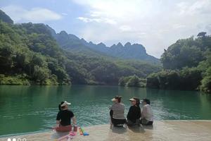 2023.6.24【乐平户外】端午节活动：网红线~“北国小漓江”南太行蟒河窟窿山一天8公里休闲徒步嬉水