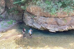 2023.7.5【乐平户外】亲子徒步线--山西阳城杨柏大峡谷一天休闲徒步玩水抓螃蟹