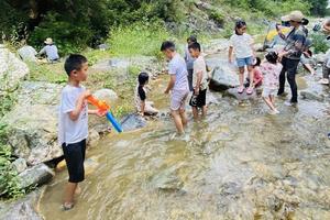 2023.7.16【乐平户外】洛宁九龙涧--螃蟹沟抓螃蟹一天徒步溯溪休闲活动