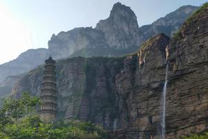 2023.8.10【乐平户外】南太行百家岩-天门瀑布-孝女塔-玉皇顶一天10公里休闲徒步