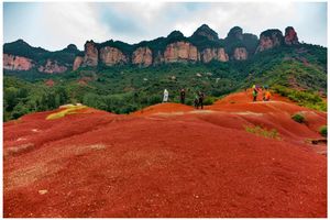 2023.11.5【乐平户外】太行火焰山--“小张掖七彩丹霞”一天休闲游玩赏秋