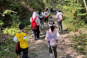 2024.5.4【乐平户外】亲子休闲线--洛宁五春山--世外桃源--烟沟峡谷一天休闲徒步 摘野菜 挖竹笋