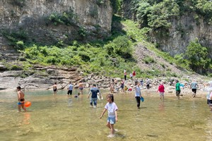 2024.6.10【端午活动】“北国小漓江”南太行蟒河窟窿山--三龙瀑布一天8公里休闲徒步嬉水 